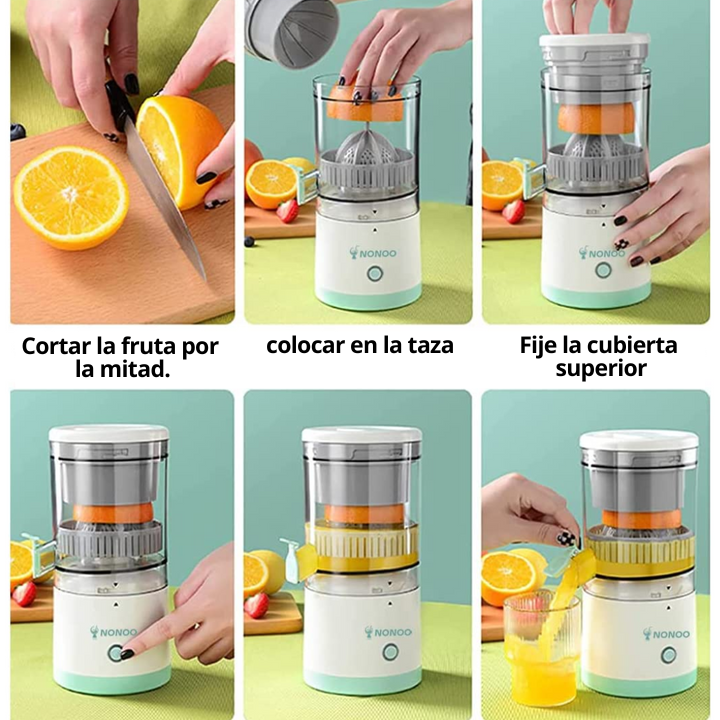 Exprimidor de Frutas Portátil y Recargable | 🔥 ENVÍO GRATIS 🔥