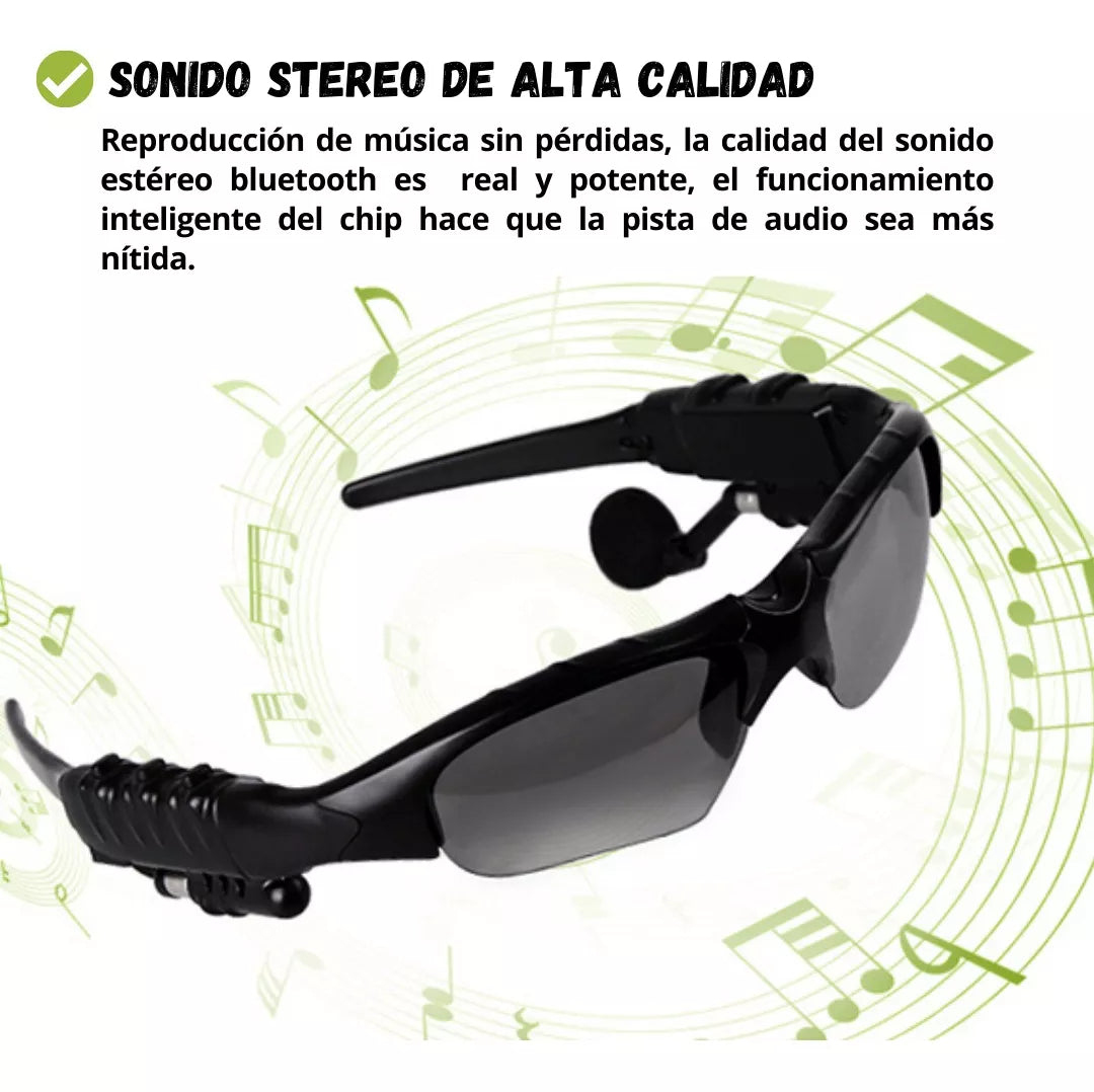 LENTES DE SOL CON AUDIFONOS BLUETOOTH | 😎 ENVÍO GRATIS